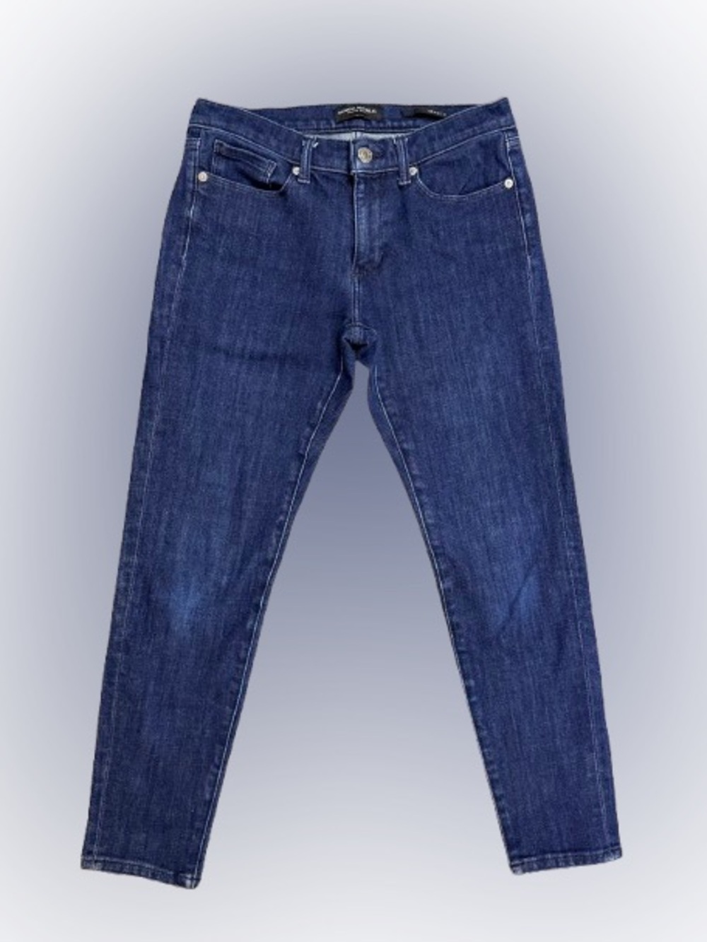 Banana Republic Premium Denim Skinny Ankle Jeans Dark Wash Stretch Size 27